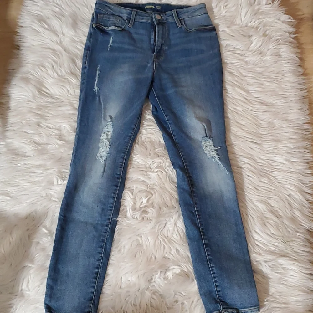 Old Navy Rockstar High Rise Super Skinny Jeans 8P Never Worn